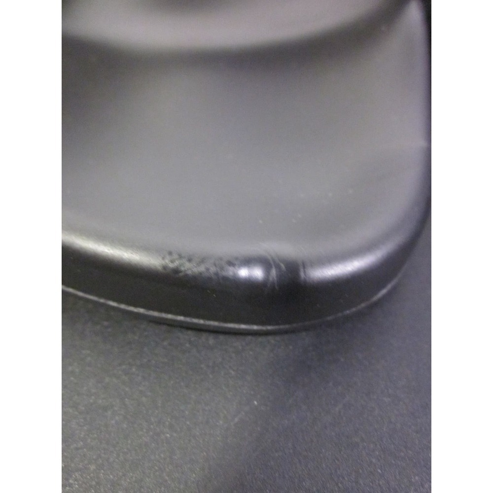 Versace Palazzo pool slide black slide rubber NWOT IT 41 - Picture 2 of 14